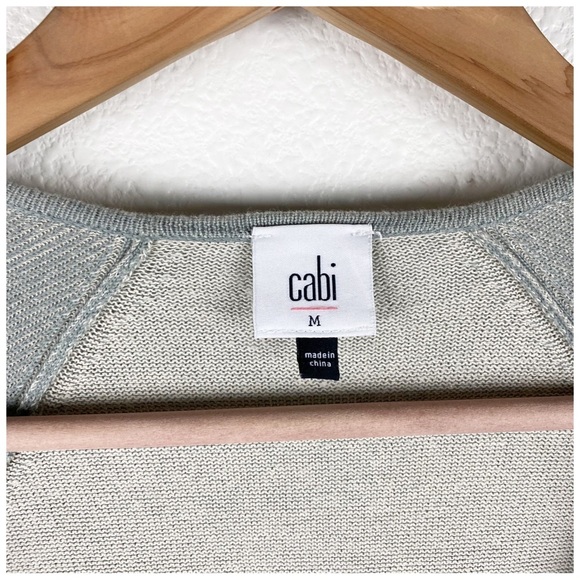 Cabi Gray Pocket Open Cardigan‎ Size Medium - Picture 8 of 10